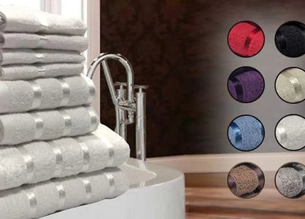 LUXURIOUS EGYPTIAN 8 PIECE TOWEL BALE