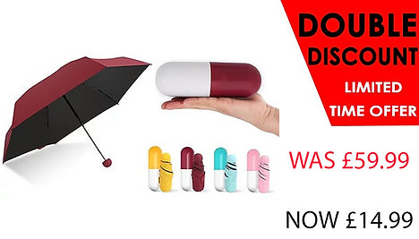 Capsule Mini Pocket Umbrella