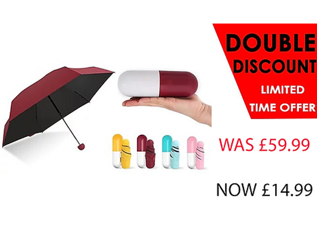 Capsule Mini Pocket Umbrella