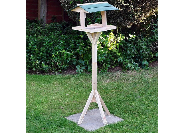 Traditional Wooden Bird Table