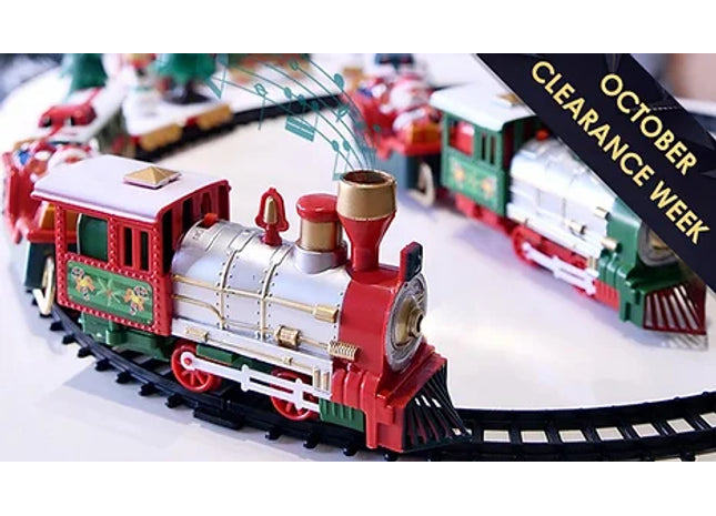 Christmas Light-Up Train