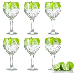 Gin Glasses G&T Balloon Copa Spanish Gin and Tonic Cocktail 645ml x 6