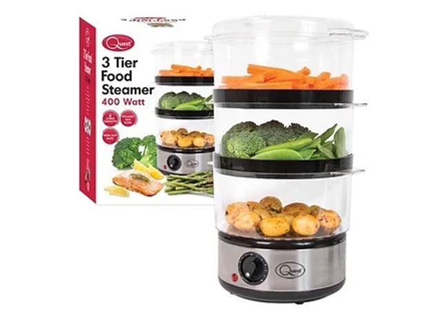 3-Layer Compact Food Steamer