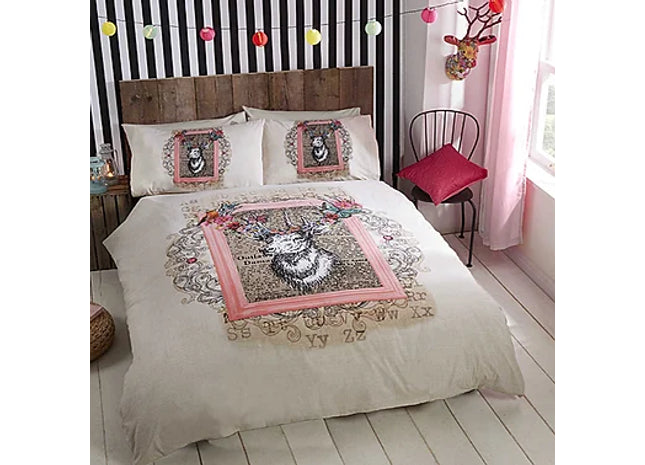 ECLECTIQUE DUVET SET ANTIQUE STAG