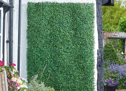 Smart Garden 60 x 40cm Boxwood Leaf Screening Panel Wall Cover Faux Trellis Mat