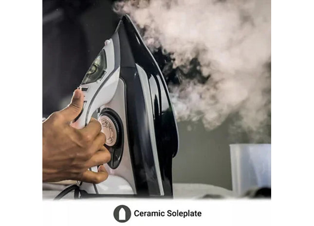 Geepas Steam Iron Ceramic Soleplate