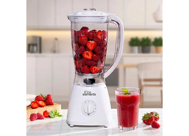 Fine Elements Jug Blender with Coffee Grinder Attachment