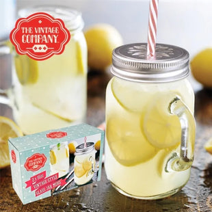 Mason Jar Mugs & Lids