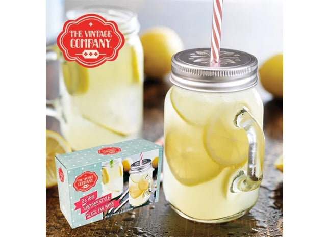 Mason Jar Mugs & Lids