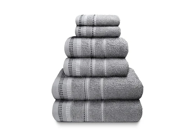 Berkley Grey 6 Piece Towel Bale Set