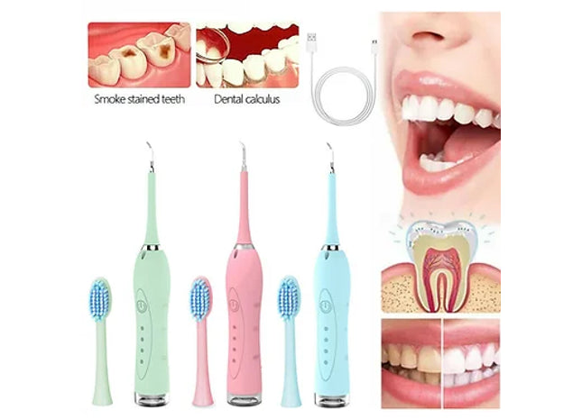 Electric Sonic Dental Scaler With Toothbrush