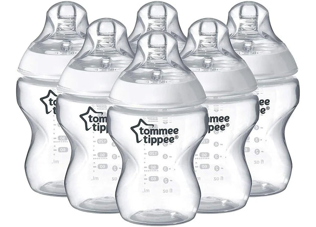 Tommee Tippee Closer to Nature® Baby Bottles, Breast-Like Teat with Anti-Colic V