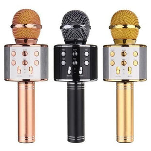 Wireless Bluetooth Karaoke Handheld Microphone USB