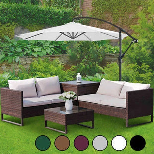 3M Cantilever Banana Parasol - 6 Ribs