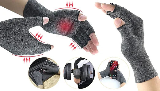 Fingerless Compression Gloves