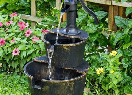 2 Tier Barrel Fountain