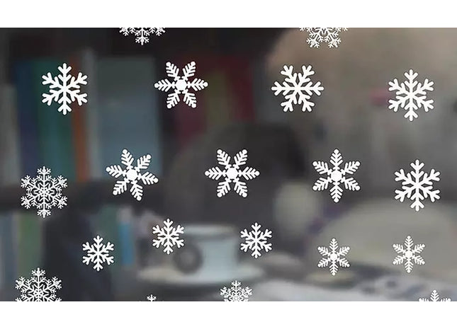 Snowflake Window Sticker Set