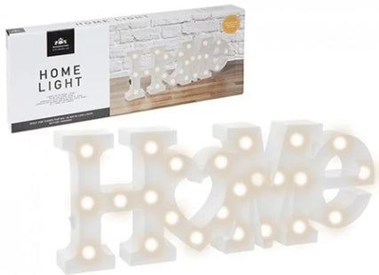 WHITE "HOME" LED LIGHT B/OP