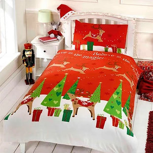 CHILDRENS CHRISTMAS BEDDING - BELIEVE IN MAGIC