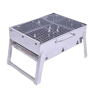 Folding Stainless Steel Charcoal Barbecue
