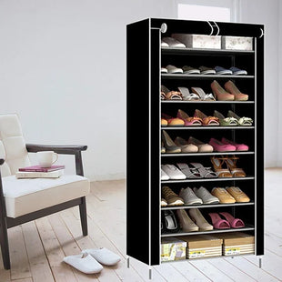 10 Tier Adjustable Shoe Organiser