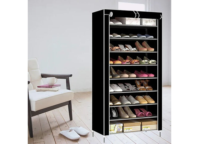 10 Tier Adjustable Shoe Organiser