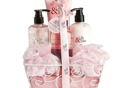 Lily & Tate Womens Luxury Bath Pamper 7 Piece Gift Set