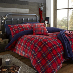 Teddy Fleece Tartan Highland Check
