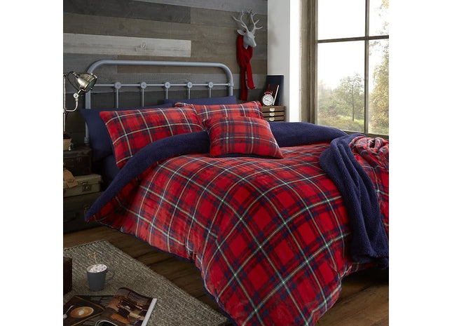 Teddy Fleece Tartan Highland Check