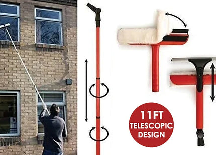 11ft Telescopic Window Cleaning Set – HomeVibe