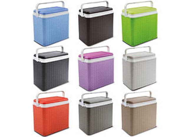 24 Litre Rattan Design Cooler Box