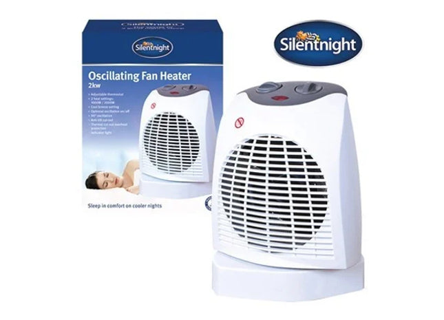 Silentnight Oscillating Fan Heater