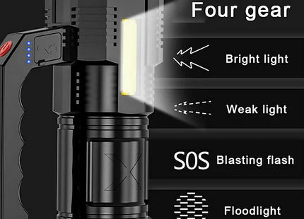 LED Flashlight Super Bright Work Torch