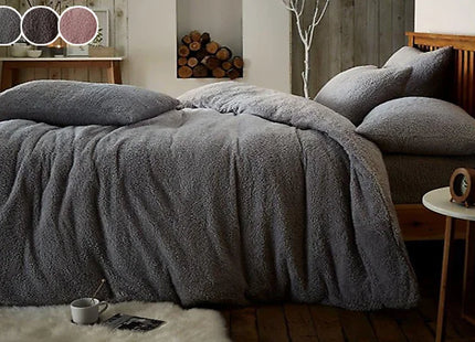 SUPER SOFT TEDDY FEEL DUVET SET