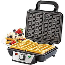 2-Slice Stainless Steel Waffle Maker