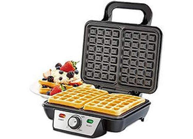 2-Slice Stainless Steel Waffle Maker