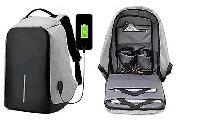 Anti-Theft Backpack With USB Charging Point