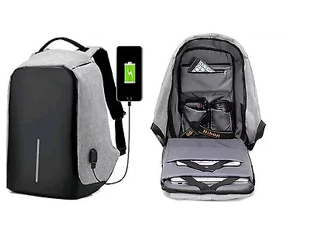 Anti-Theft Backpack With USB Charging Point