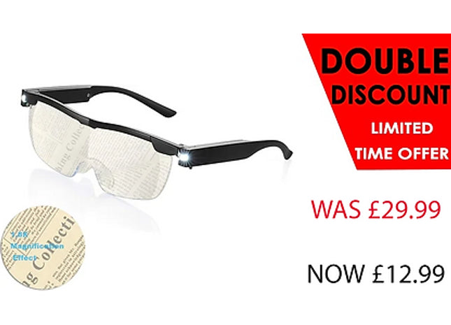 Magnifying Glass with Light 180% for Reading