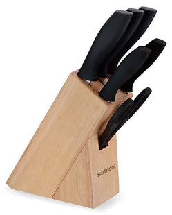 7 Piece Knife Set - With Wooden Block