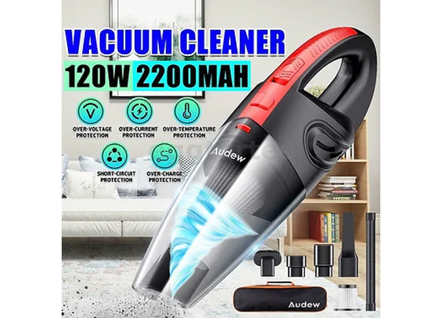 AUDEW Cordless Portable Handheld Vacuum Cleaner Wet & Dry