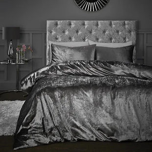 Crinkle Velvet Sparkle Duvet Set