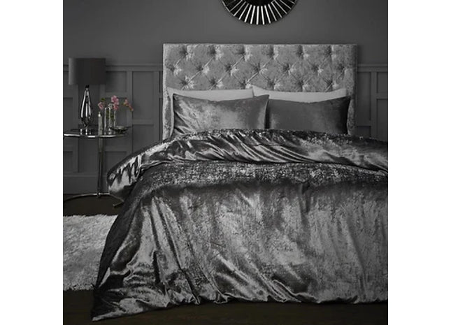 Crinkle Velvet Sparkle Duvet Set