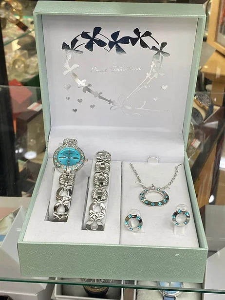 Paul Salatini Ladies Watch Gift Set