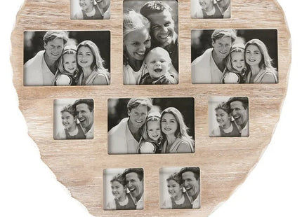 Shabby Chic Heart Photo Collage Frame