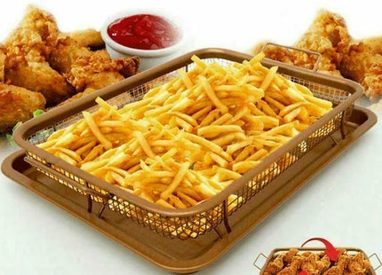 2-Piece Copper Oven Crisper Tray