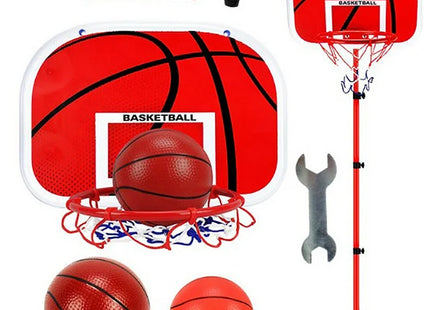 Kids' Adjustable Basketball Set