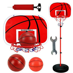 Kids' Adjustable Basketball Set