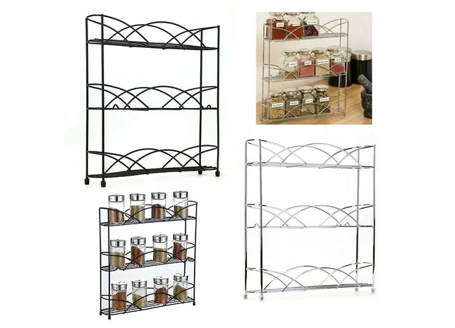 Kitchen Storage Cupboard 3 Tier Table