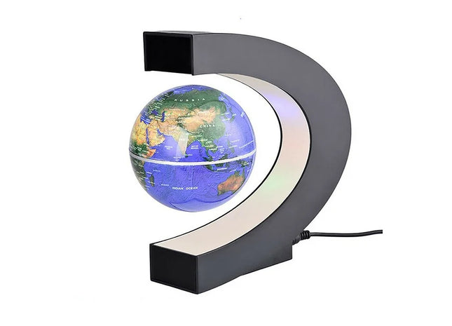 Magnetic Levitating Floating Globe World Map LED Lamp Light Education